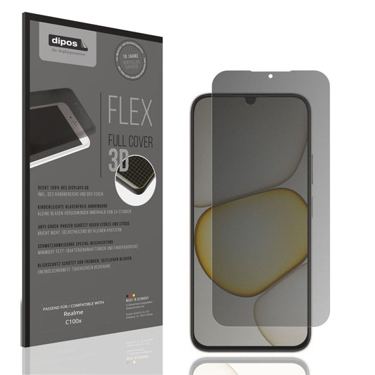 Full Cover Privacy Blickschutzfolie für Realme C10 (1)