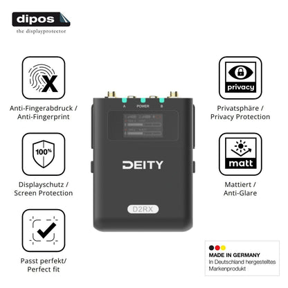 Blickschutzfolie für Deity DBTX D2RX DIFB matt Sch (5)