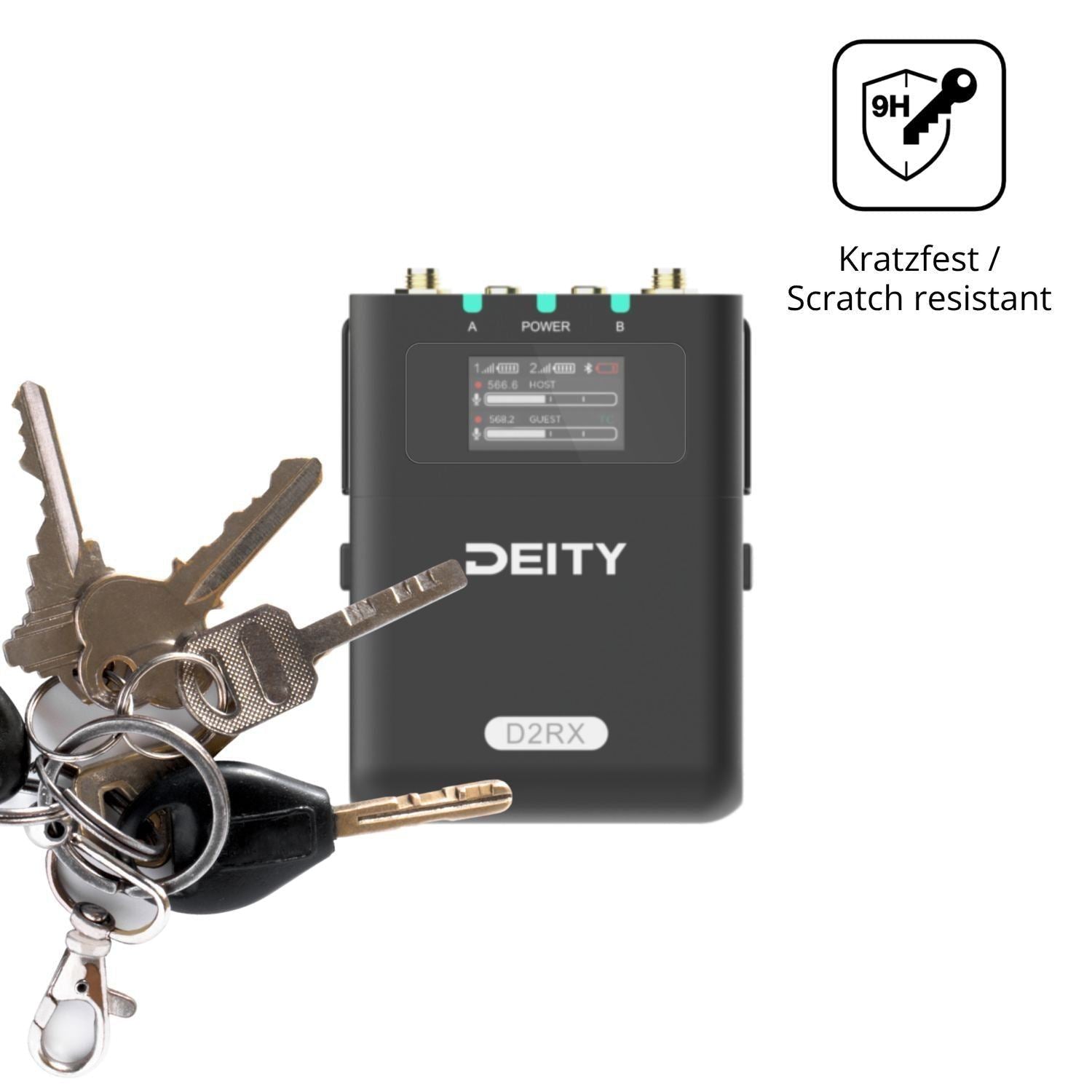 2x 9H Schutzfolie für Deity DBTX D2RX DIFB Panzerf (3)