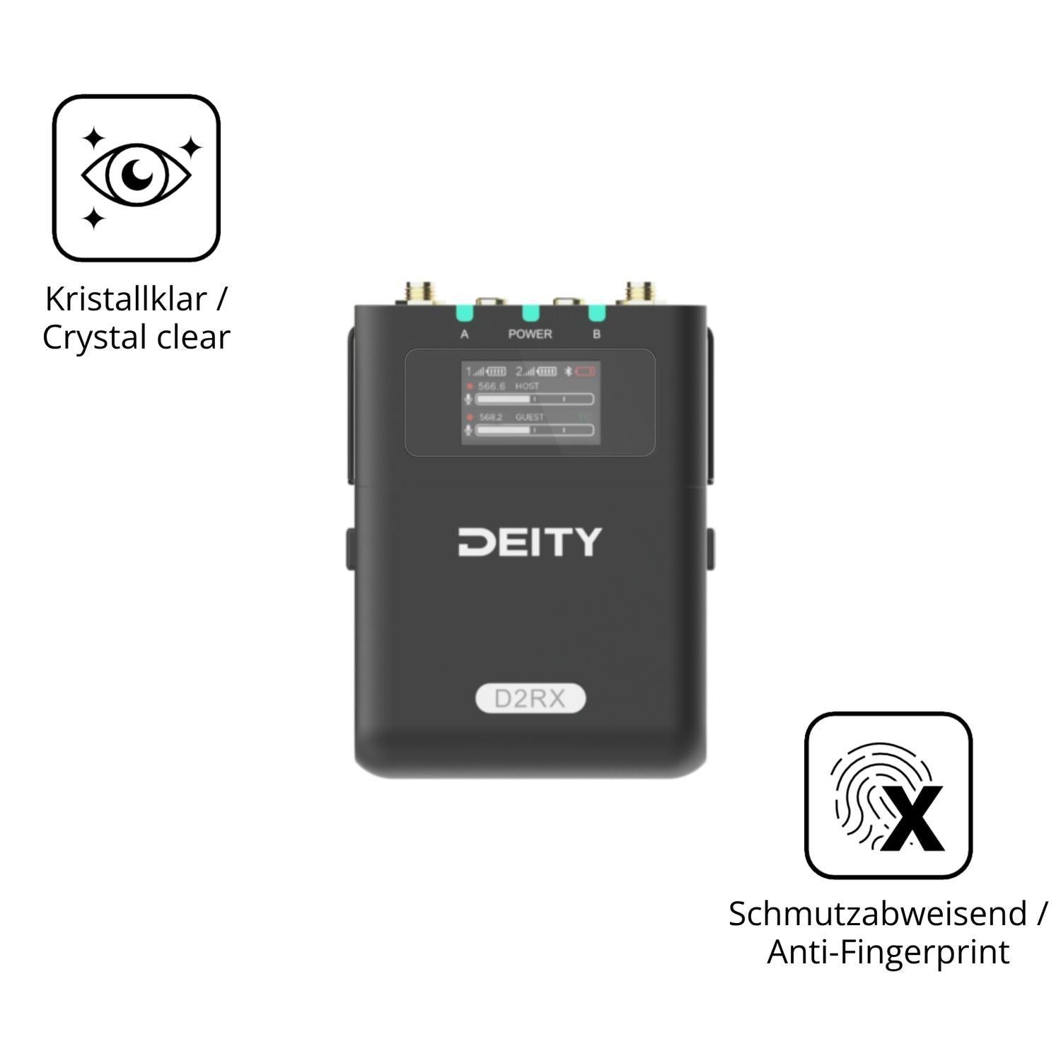 2x 9H Schutzfolie für Deity DBTX D2RX DIFB Panzerf (5)