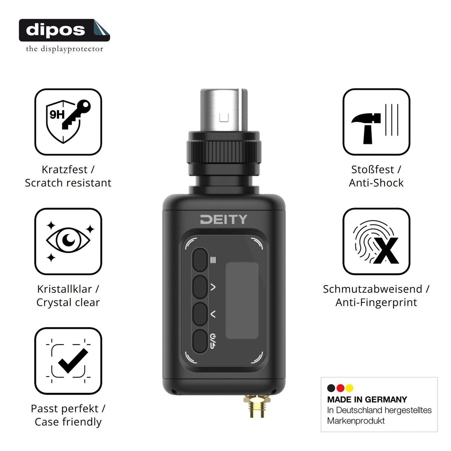 2x 9H Schutzfolie für Deity THEOS DXTX Panzerfolie (7)