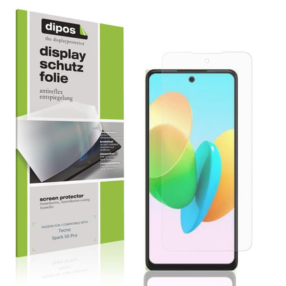 4x Schutzfolie matt für Tecno Spark 50 Pro Display (1)