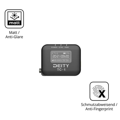 4x Schutzfolie matt für Deity TC-1 Display-Schutzf (5)