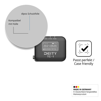 4x Schutzfolie matt für Deity TC-1 Display-Schutzf (6)
