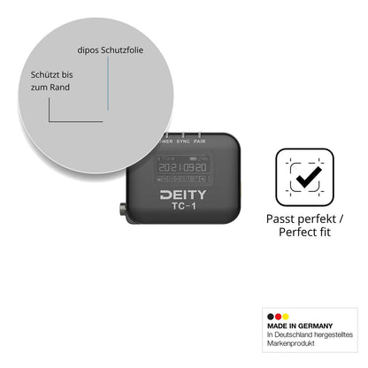 Blickschutzfolie für Deity TC-1 matt Schutzfolie P (4)