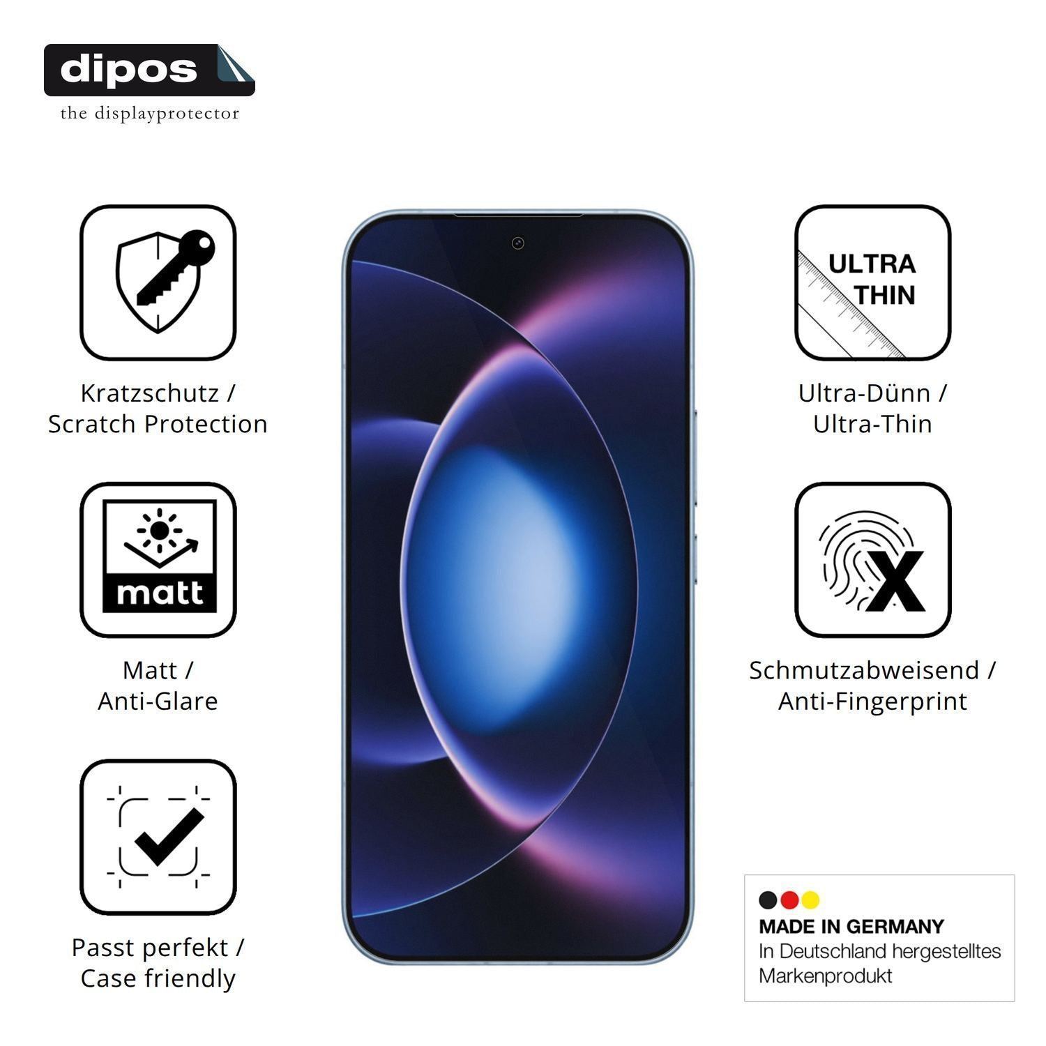 4x Schutzfolie matt für Xiaomi 17 Max Display-Schu (7)