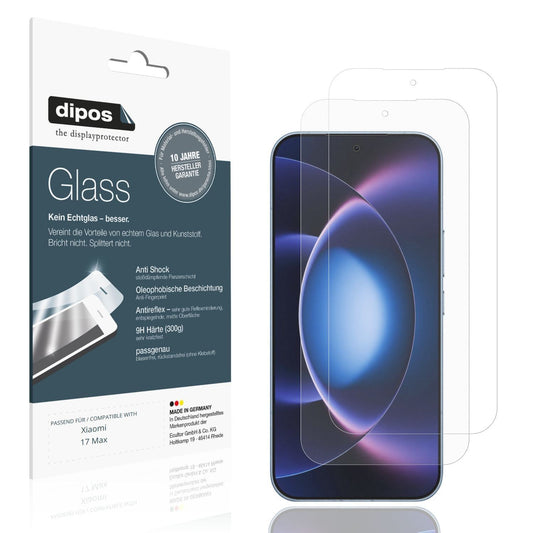 2x 9H Schutzfolie matt für Xiaomi 17 Max Panzerfol (1)