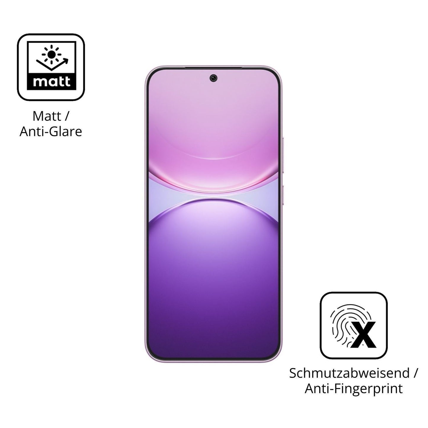 4x Schutzfolie matt für Vivo Y600 Turbo Display-Sc (5)