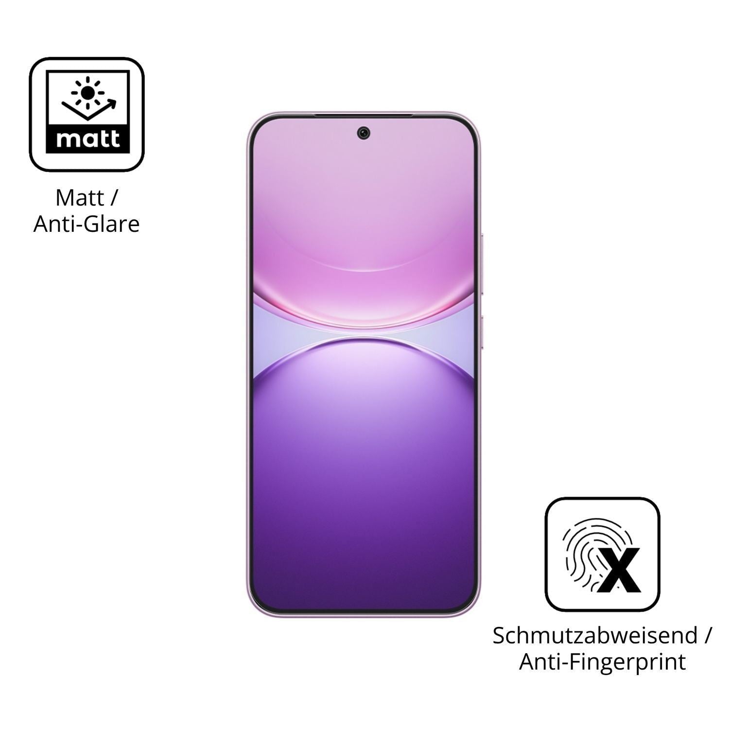 4x Schutzfolie matt für Vivo Y600 Turbo Display-Sc (5)