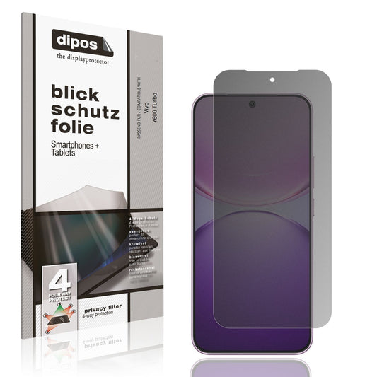 Blickschutzfolie für Vivo Y600 Turbo matt Schutzfo (1)