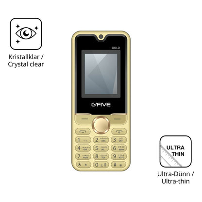 4x Schutzfolie klar für GFive Gold New Display-Sch (5)