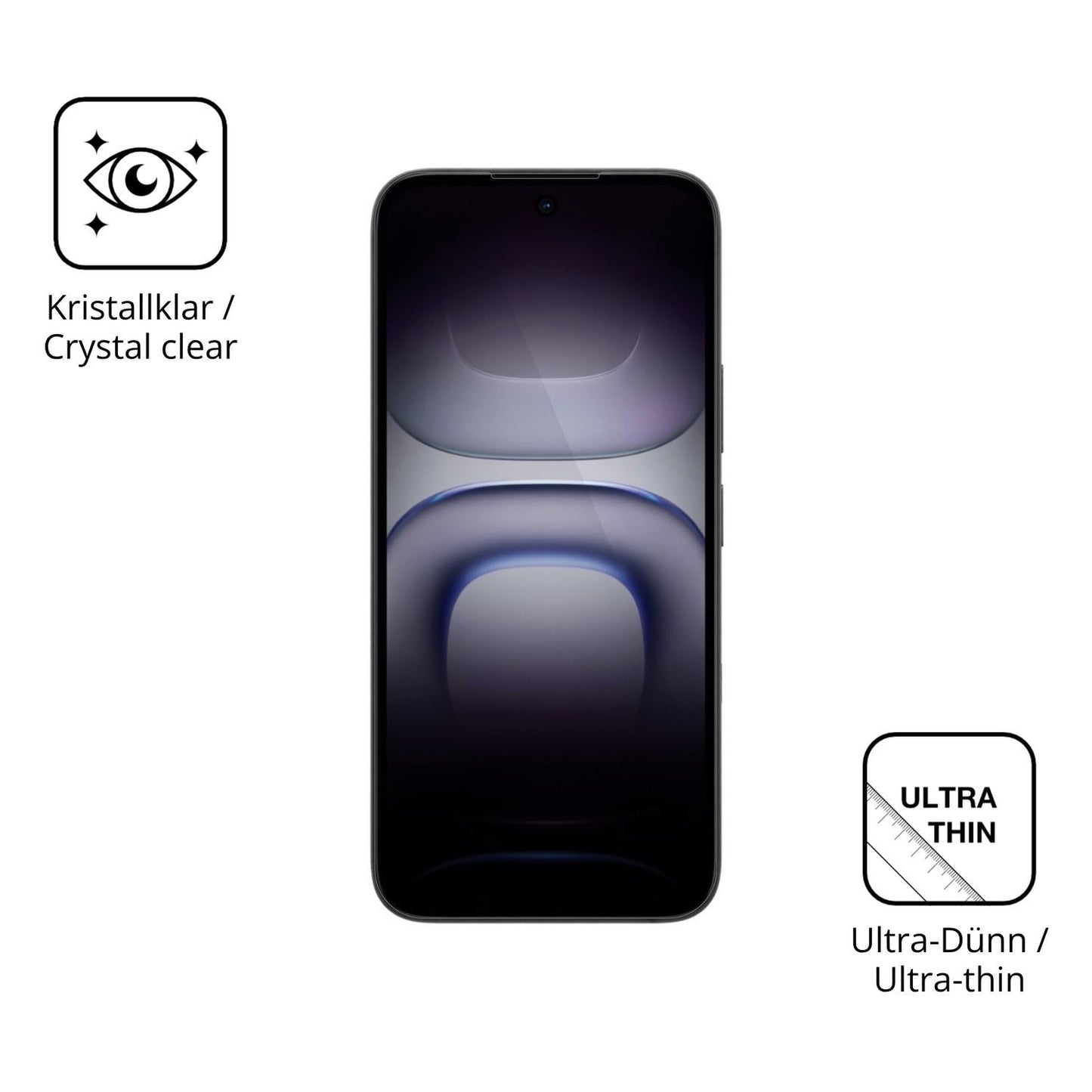 4x Schutzfolie klar für Infinix Hot 70 Display-Sch (5)