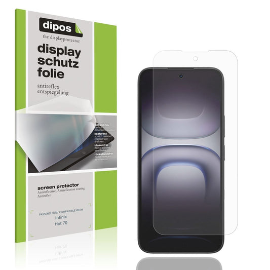 4x Schutzfolie matt für Infinix Hot 70 Display-Sch (1)
