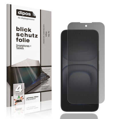 Blickschutzfolie für Infinix Hot 70 matt Schutzfol (1)