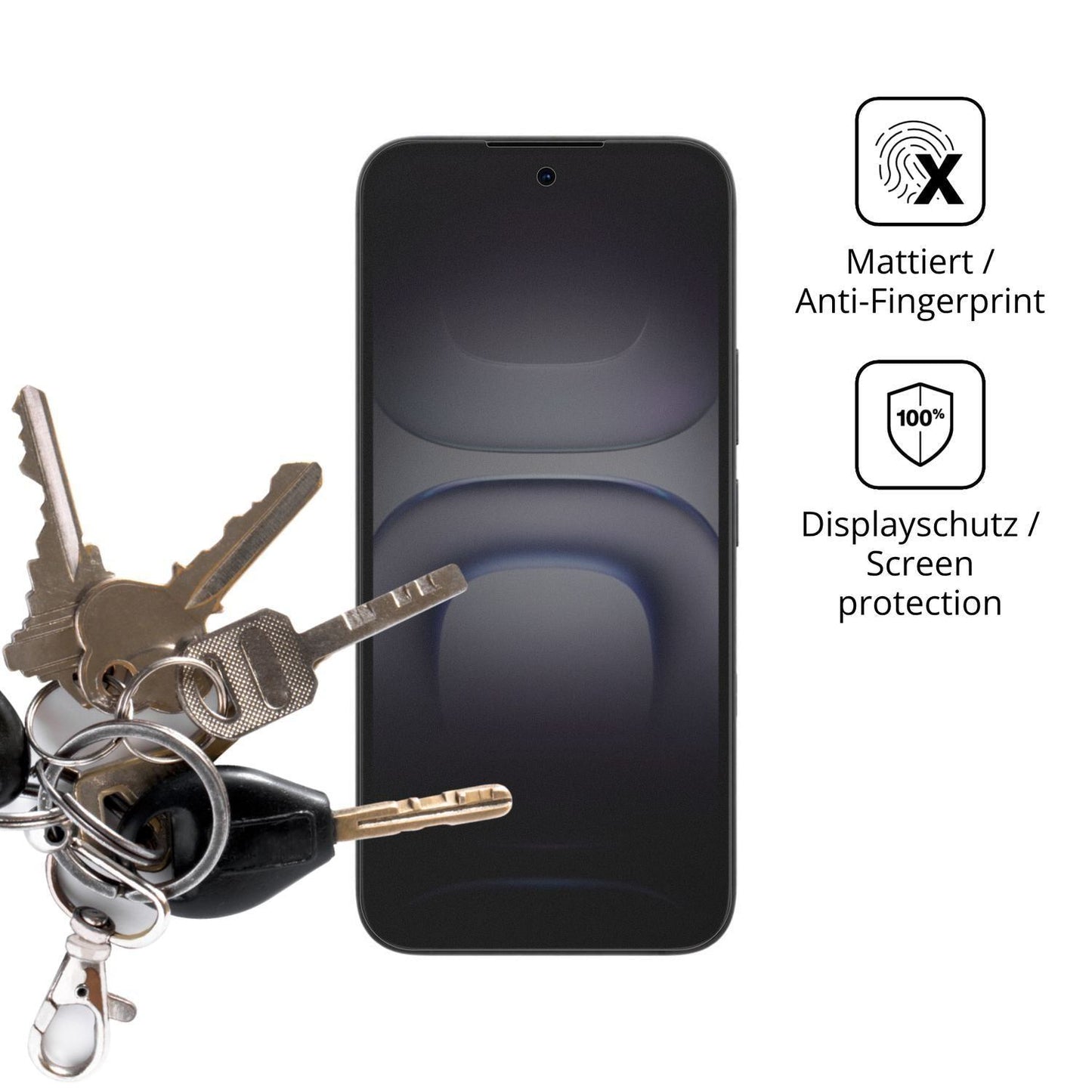 Blickschutzfolie für Infinix Hot 70 matt Schutzfol (3)