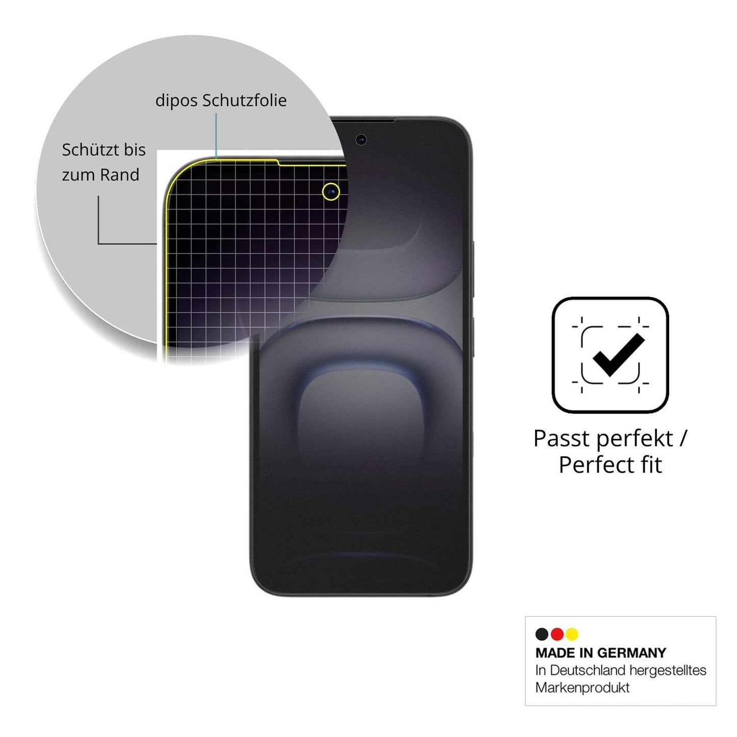 Blickschutzfolie für Infinix Hot 70 matt Schutzfol (4)