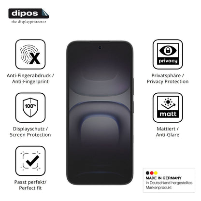 Blickschutzfolie für Infinix Hot 70 matt Schutzfol (5)