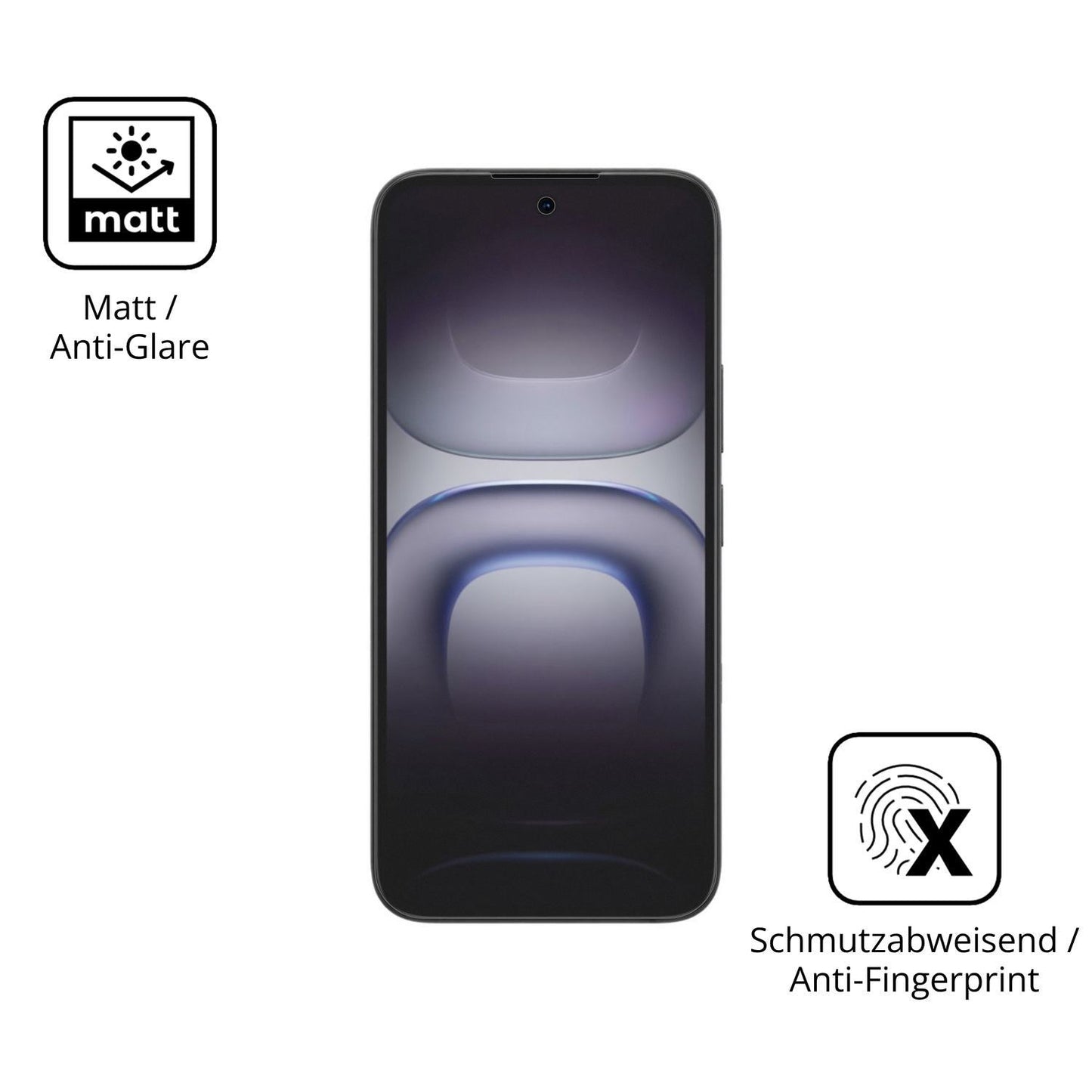2x 9H Schutzfolie matt für Infinix Hot 70 Panzerfo (5)