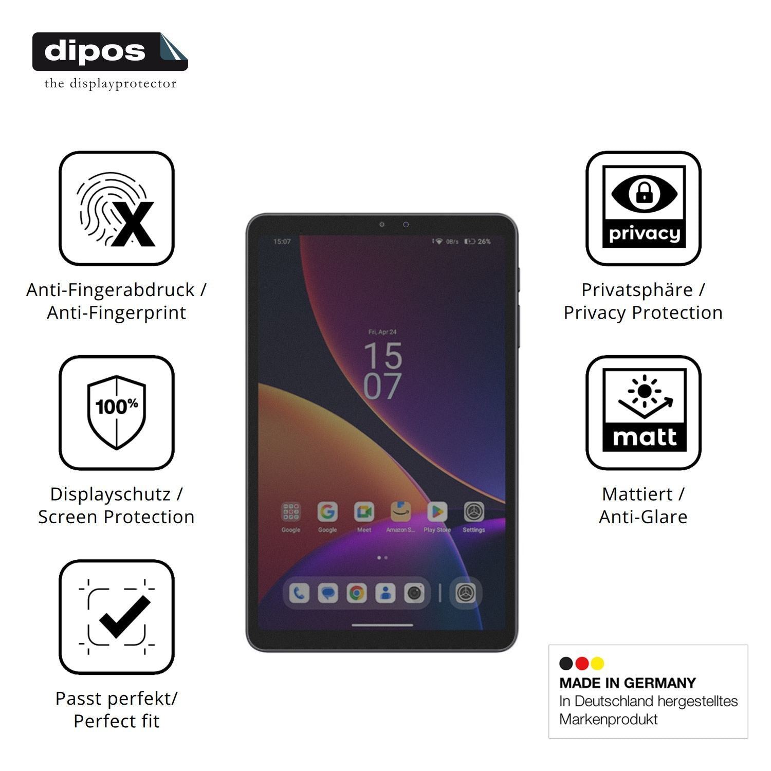 Blickschutzfolie für Alldocube iPlay 80 mini Pro m (5)