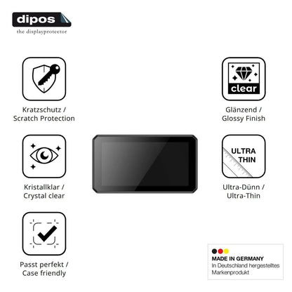 2x Schutzfolie klar für Interphone Sync55B Display (7)