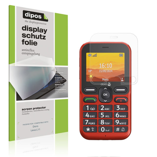 4x Schutzfolie matt für Doro Leva E11 Display-Schu (1)