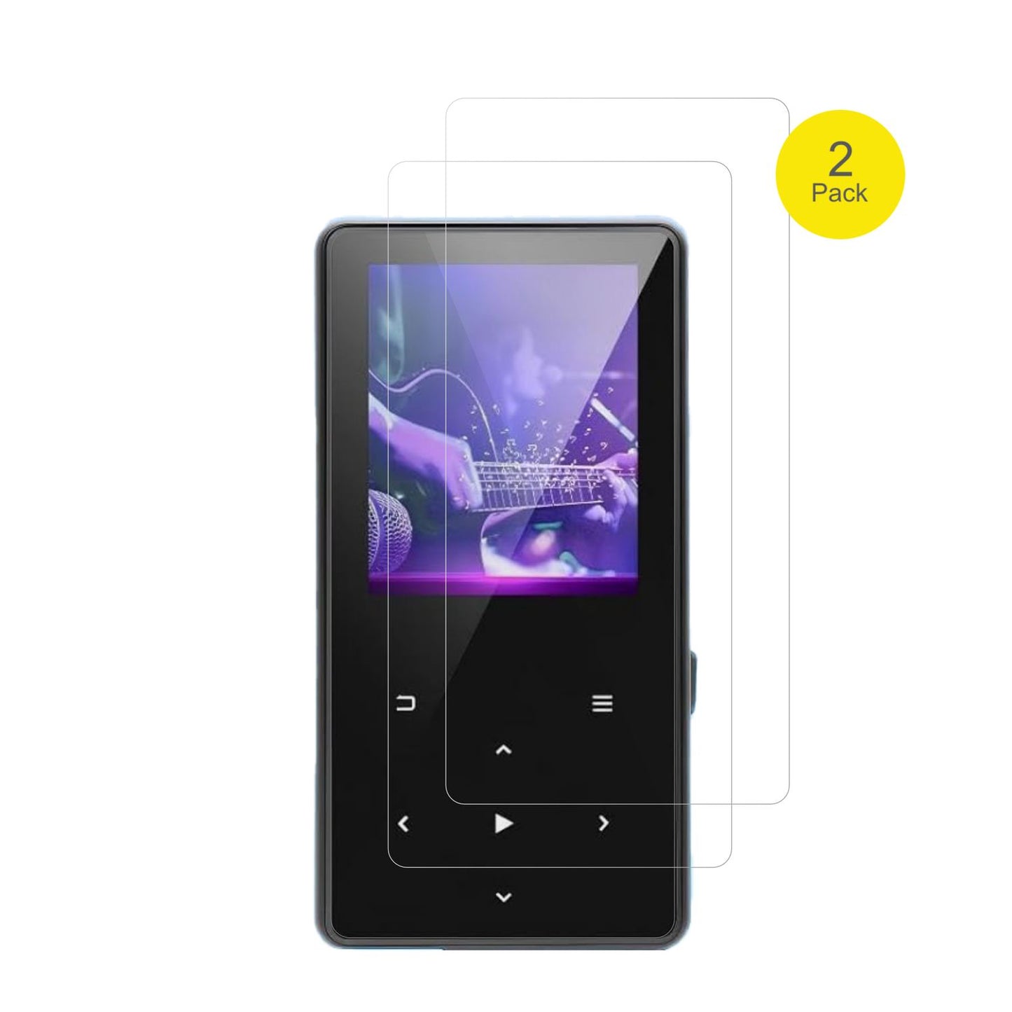 2x 3D Full Cover Schutzfolie für Aroeally MP3-179 (2)