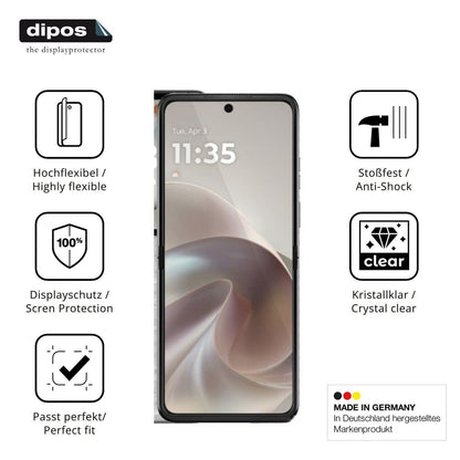2x 3D Full Cover Schutzfolie für Motorola Razr 70  (7)
