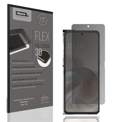 Full Cover Privacy Blickschutzfolie für Motorola R (1)
