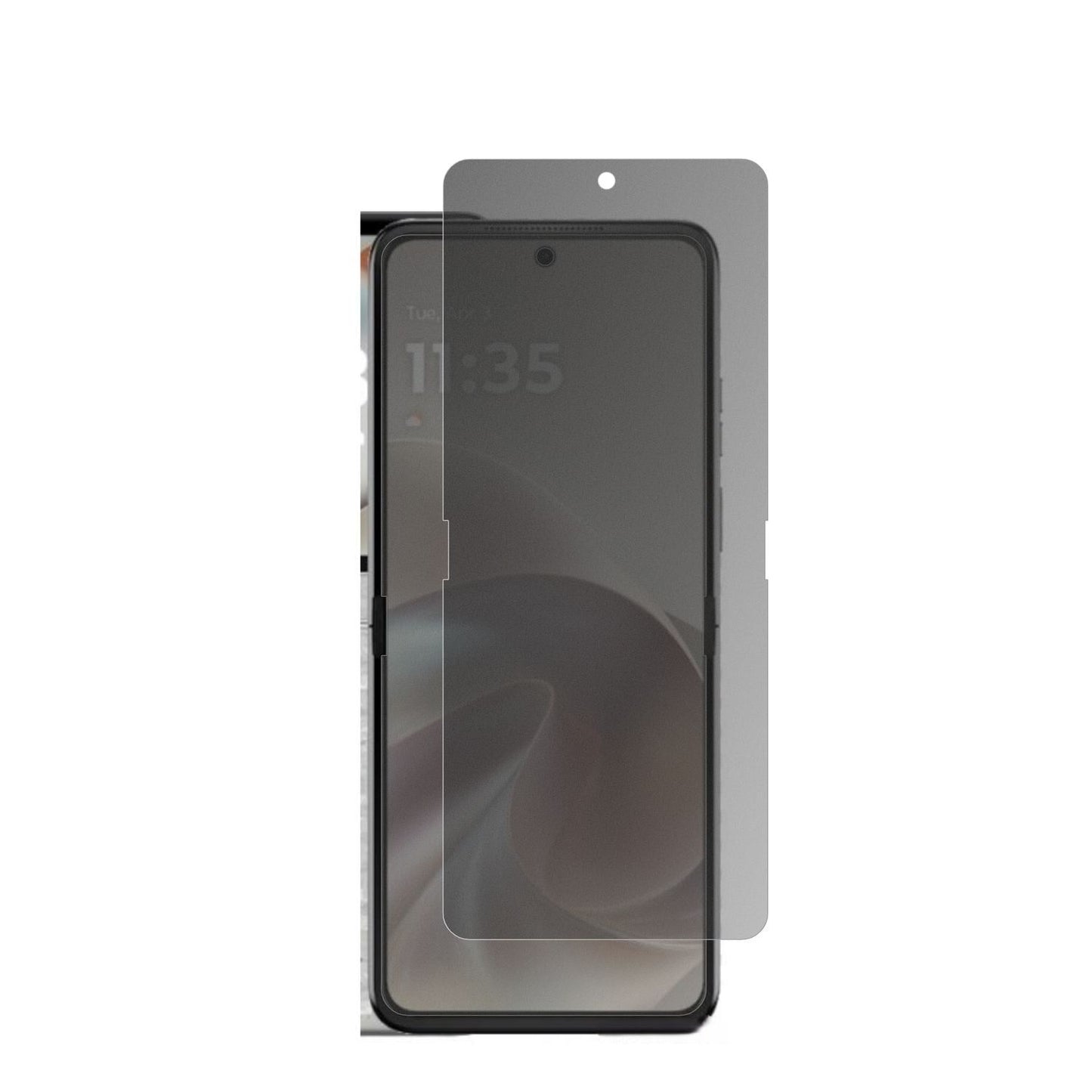 Full Cover Privacy Blickschutzfolie für Motorola R (2)