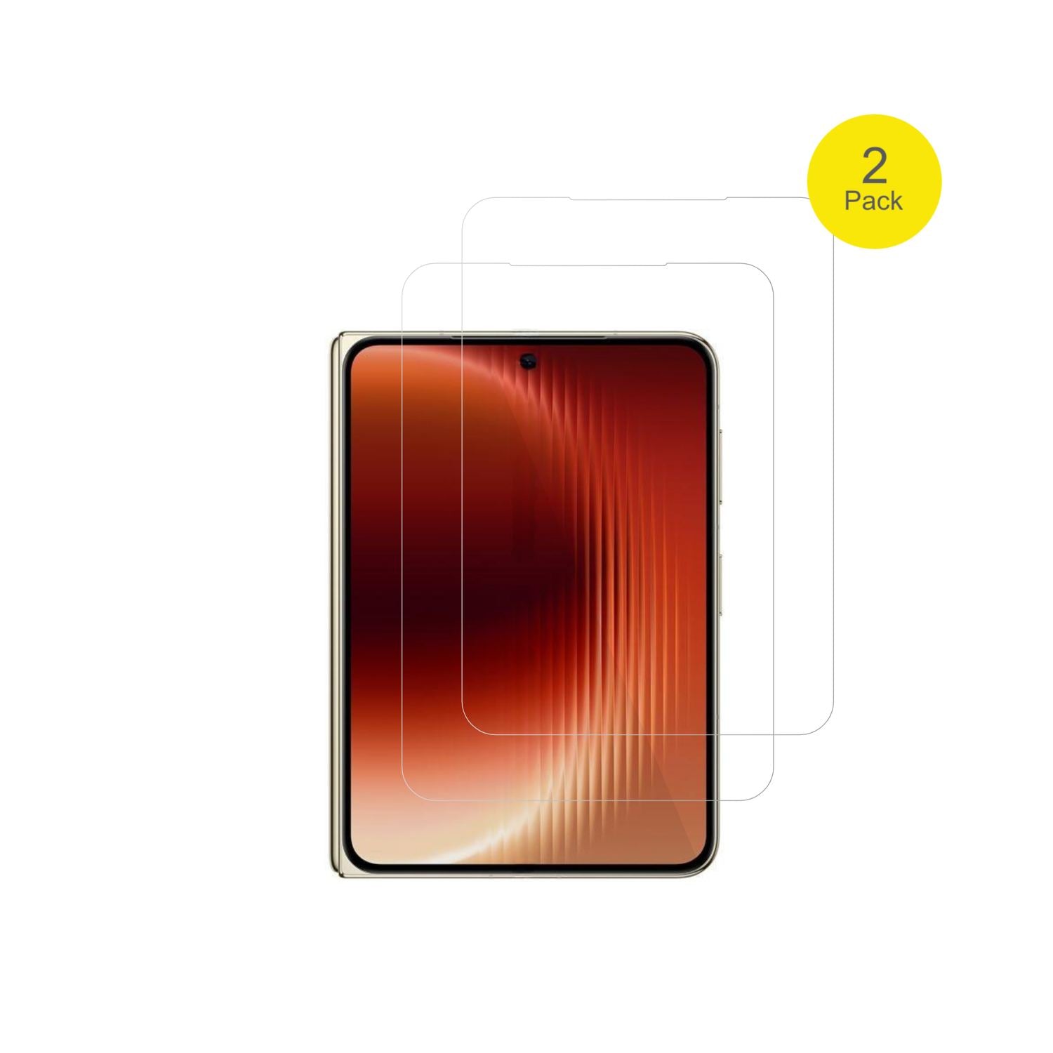 2x 3D Full Cover Schutzfolie für Huawei Pura X Max (2)