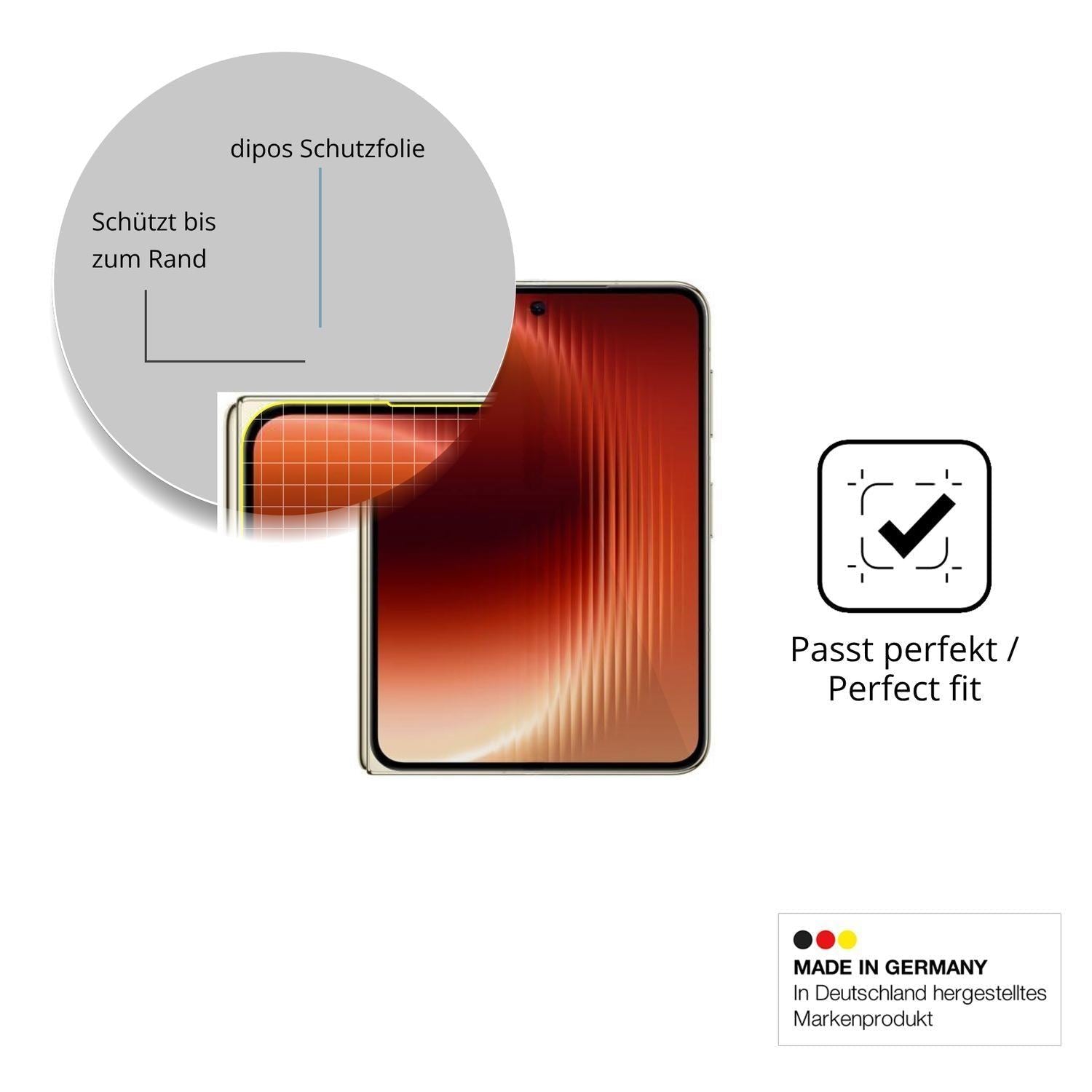 2x 3D Full Cover Schutzfolie für Huawei Pura X Max (6)