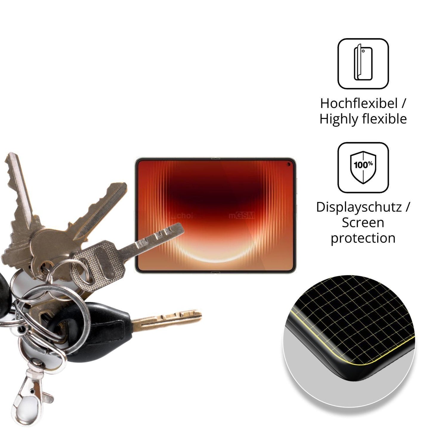 2x 3D Full Cover Schutzfolie für Huawei Pura X Max (3)