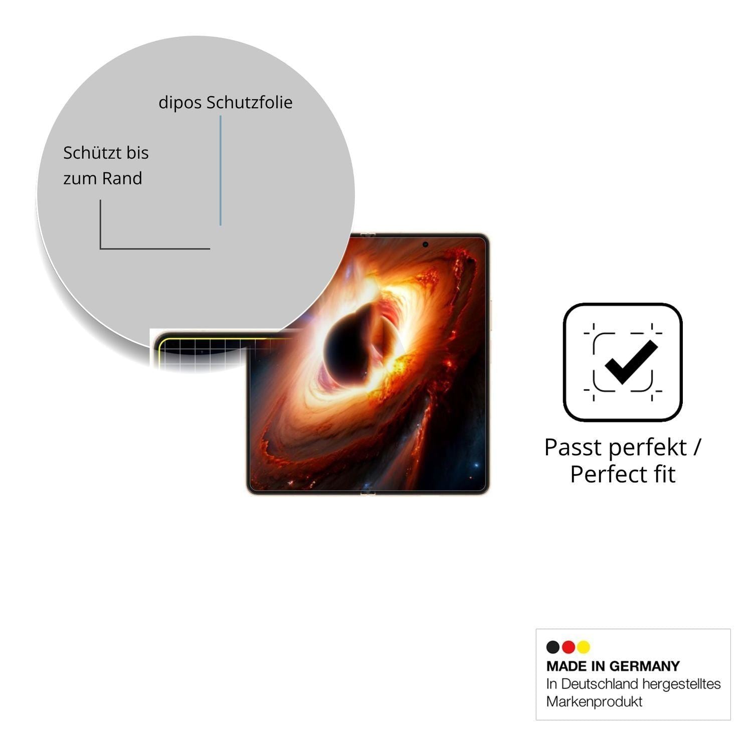 2x 3D Full Cover Schutzfolie für Honor Magic V6 In (6)