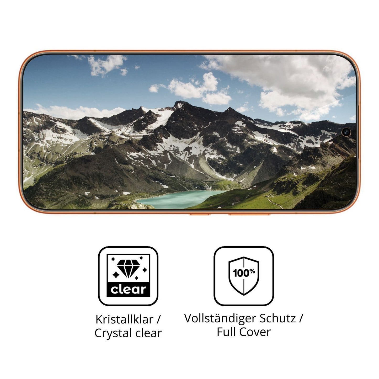 2x 3D Full Cover Schutzfolie für Honor 600 Vitalit (5)