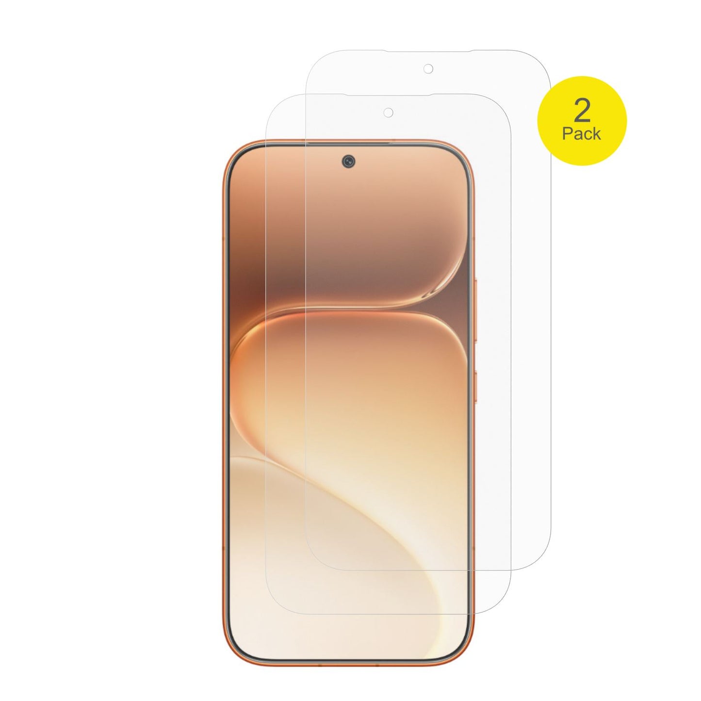 2x Full Cover Schutzfolie matt für Honor 600 Vital (2)