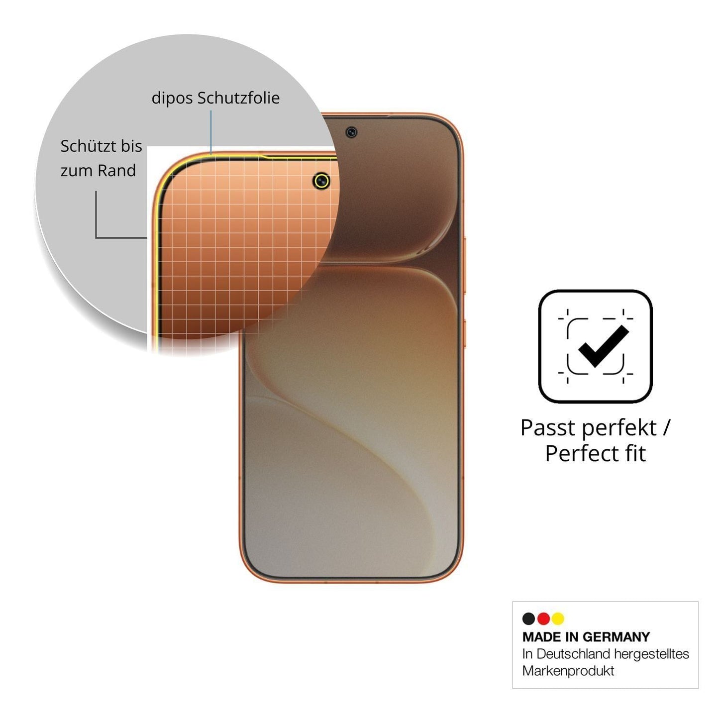 Full Cover Privacy Blickschutzfolie für Honor 600  (4)