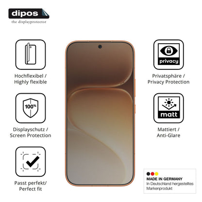 Full Cover Privacy Blickschutzfolie für Honor 600  (5)