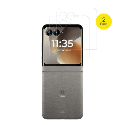 2x 3D Full Cover Schutzfolie für Motorola Razr 70  (2)