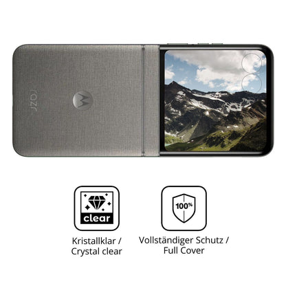2x 3D Full Cover Schutzfolie für Motorola Razr 70  (5)