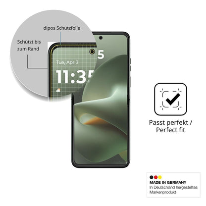 2x Full Cover Schutzfolie matt für Motorola Razr 7 (6)