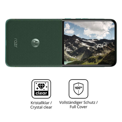 2x 3D Full Cover Schutzfolie für Motorola Razr 70  (5)