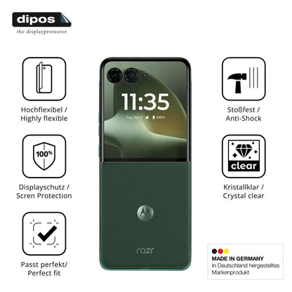 2x 3D Full Cover Schutzfolie für Motorola Razr 70  (7)
