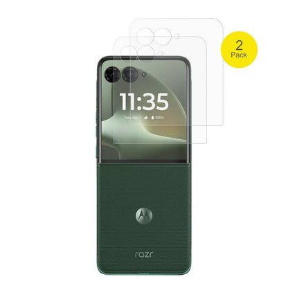 2x Full Cover Schutzfolie matt für Motorola Razr 7 (2)
