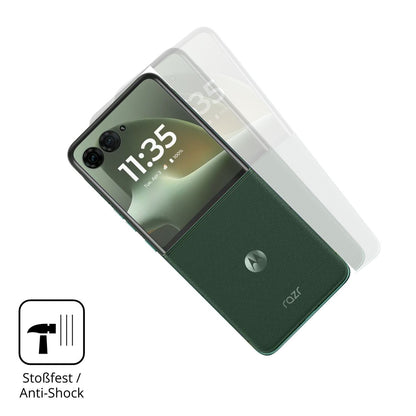 2x Full Cover Schutzfolie matt für Motorola Razr 7 (4)