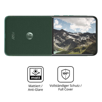 2x Full Cover Schutzfolie matt für Motorola Razr 7 (5)