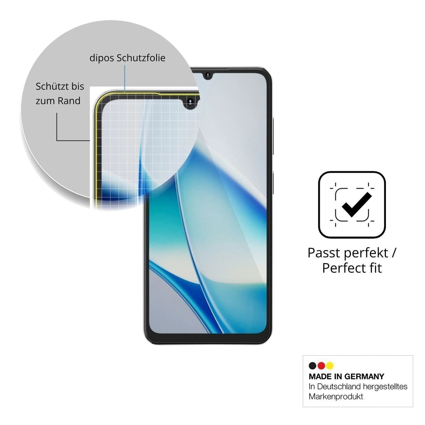 2x 3D Full Cover Schutzfolie für Hotwav Note 17 Ma (6)