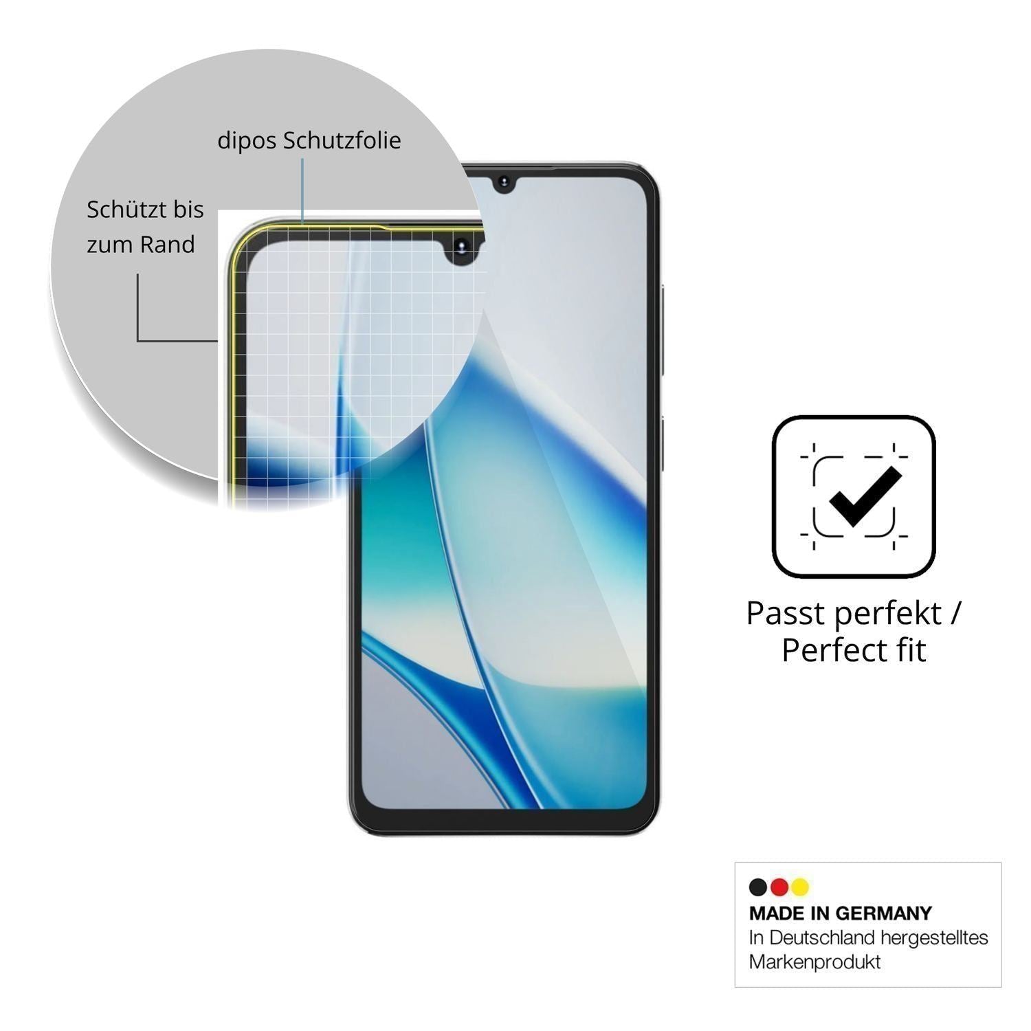 2x 3D Full Cover Schutzfolie für Hotwav Note 17 Ma (6)