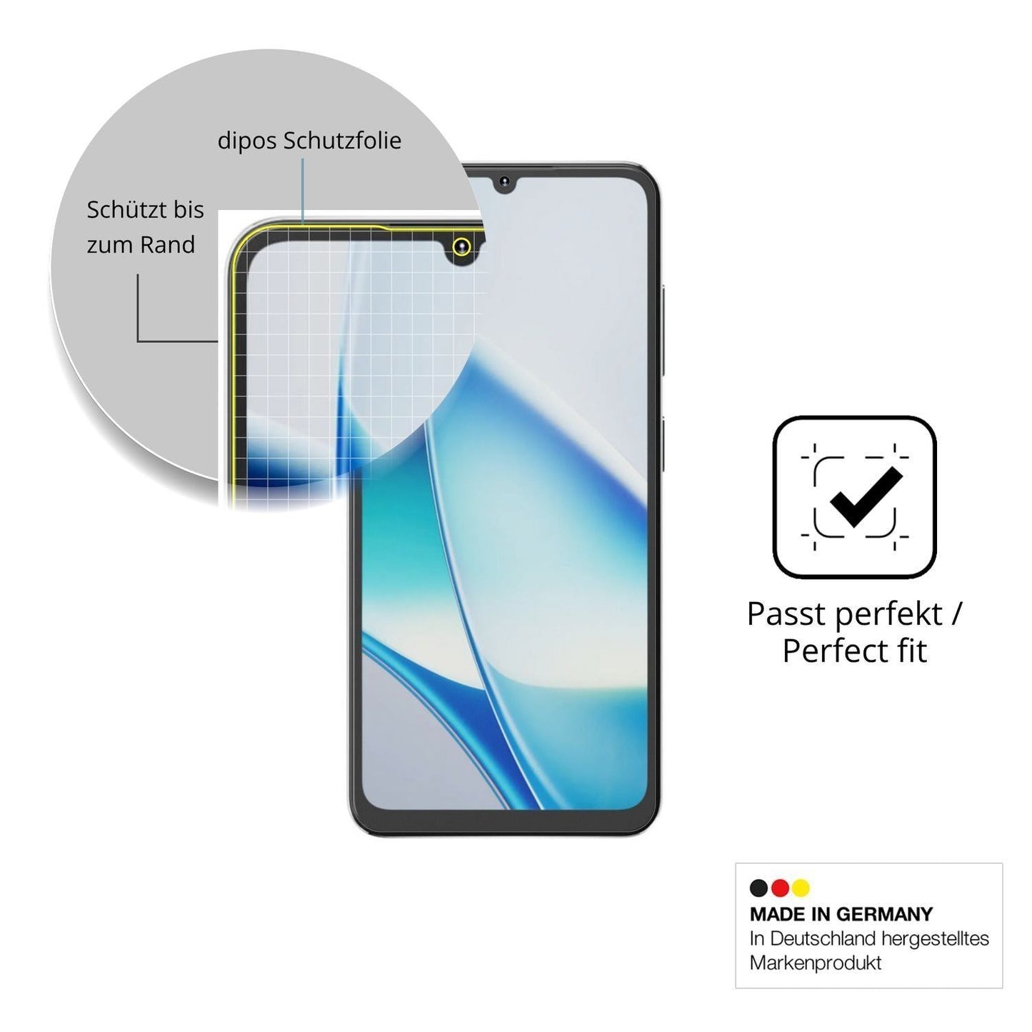 2x Full Cover Schutzfolie matt für Hotwav Note 17  (6)