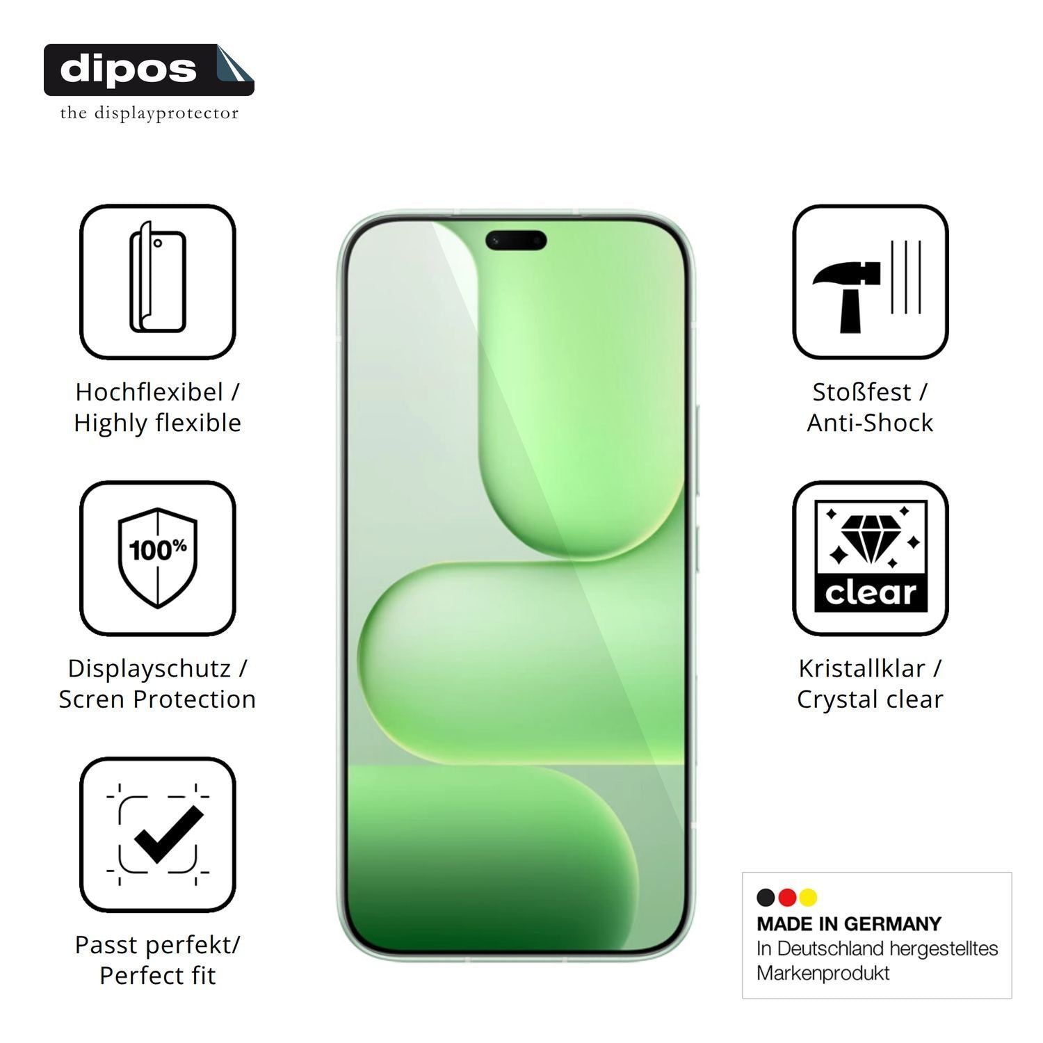 2x 3D Full Cover Schutzfolie für Honor 600e (7)