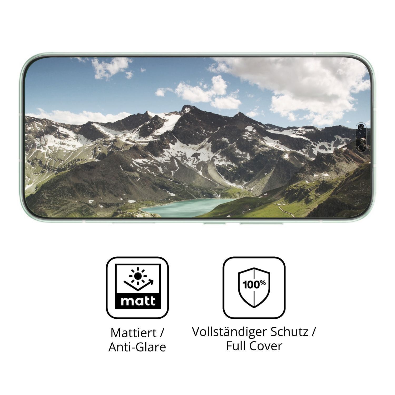 2x Full Cover Schutzfolie matt für Honor 600e (5)
